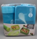 Plastic Lunch Box with Water Bottle