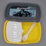 Plastic Lunch Box + Spoon & Fork