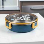 Smile Life Circular Lunch Box – Leak-Proof, Eco-Friendly - Image 4