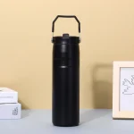 Stanley Style  Stainless Steel Tumbler with Handle & Straw - Image 3
