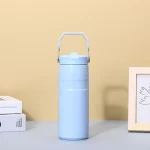 Stanley Style  Stainless Steel Tumbler with Handle & Straw - Image 2