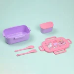 Cartoon  Dinosaur Astronaut Plastic Lunch Box Single Layer - Image 2