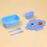 Cartoon  Dinosaur Astronaut Plastic Lunch Box Single Layer - Image 4